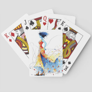 Jeu De Cartes Danseuse de flamenco à l'aquarelle – Joie en mouve