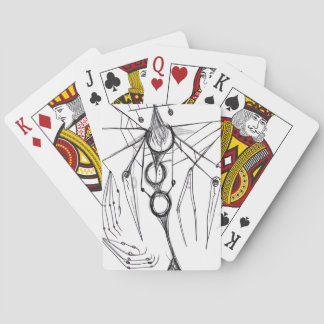 Jeu De Cartes Dark Anime Fantasy Crow and Demon Art