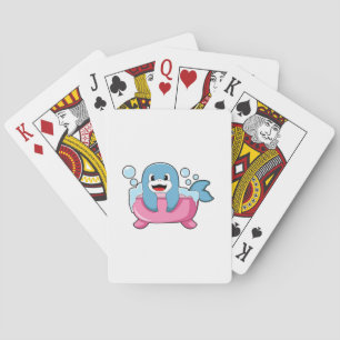 Jeu De Cartes Dauphin sur baignoire