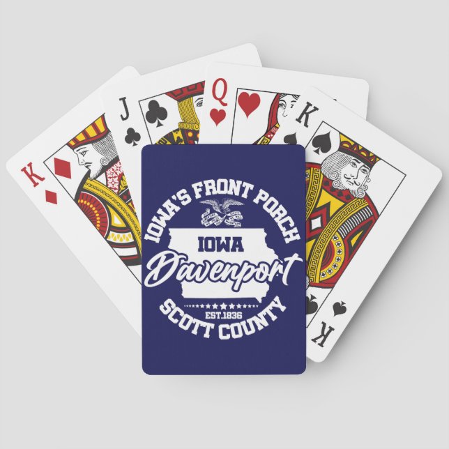 Jeu De Cartes Davenport, Iowa (dos)