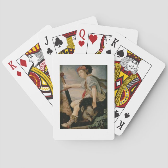 Jeu De Cartes David with the Head of Goliath (dos)