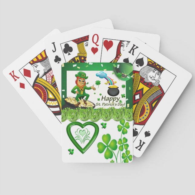 Jeu de cartes de la Saint-Patrick (dos)