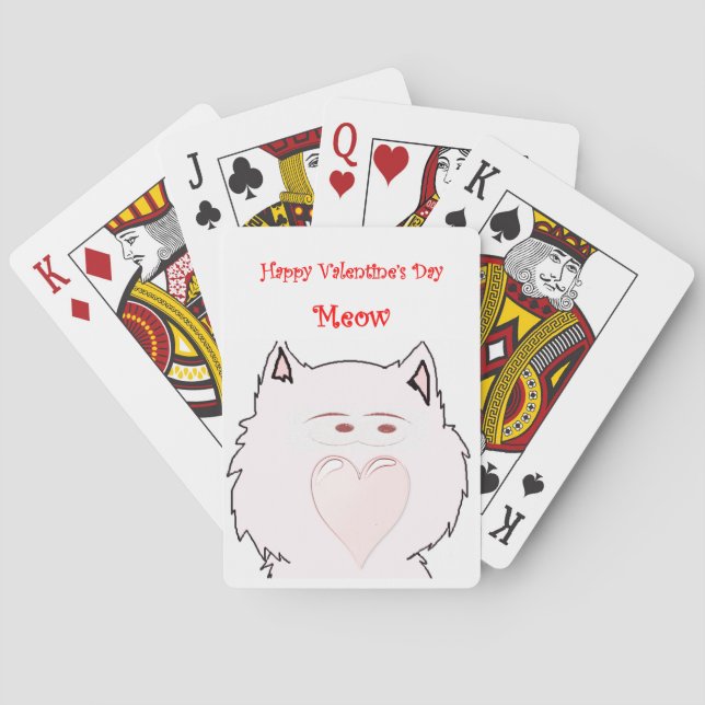 Jeu de cartes de la Saint-Valentin (dos)