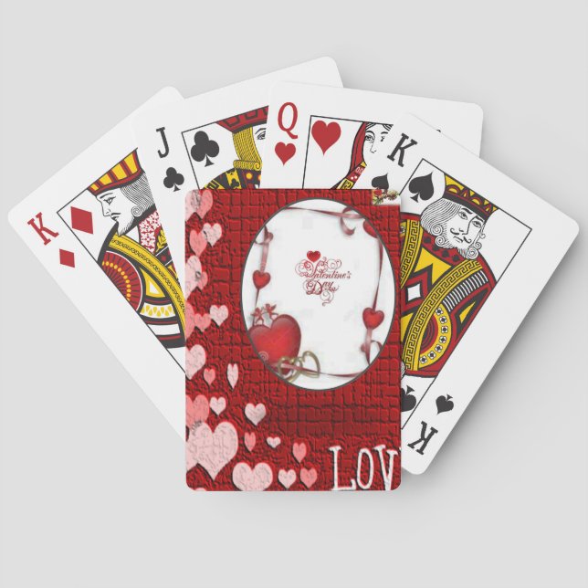 Jeu de cartes de la Saint-Valentin (dos)