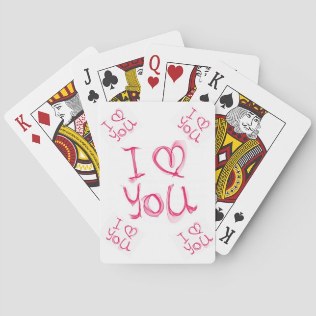 Jeu de cartes de la Saint-Valentin (dos)