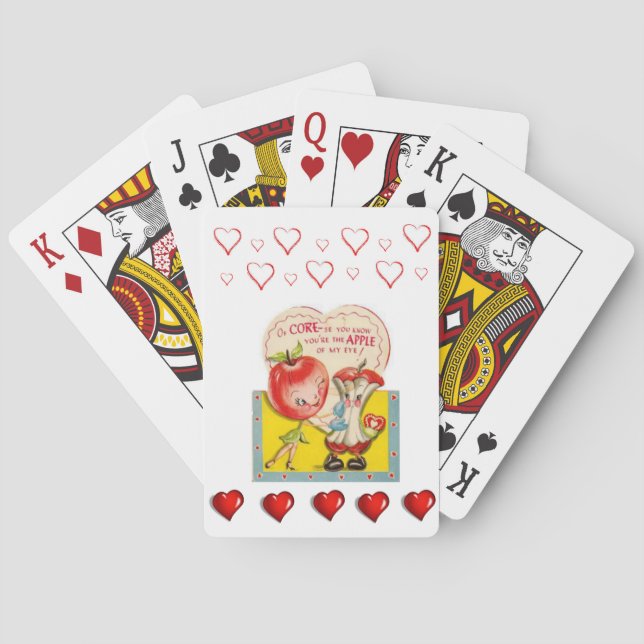Jeu de cartes de la Saint-Valentin (dos)