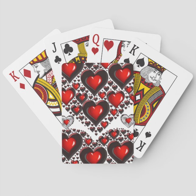 Jeu de cartes de la Saint-Valentin (dos)