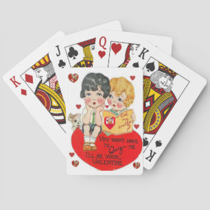 Jeu de cartes de la Saint-Valentin