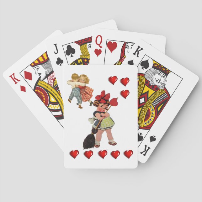 Jeu de cartes de la Saint-Valentin (dos)