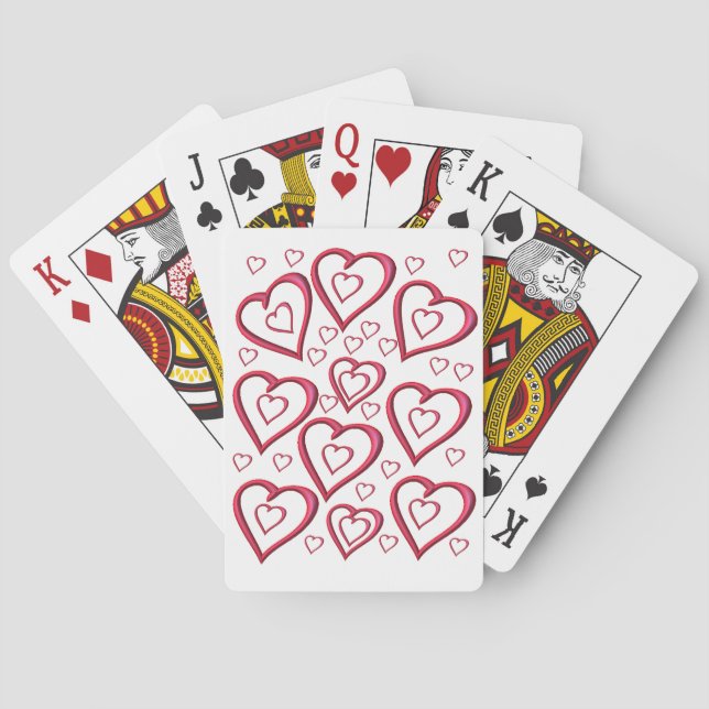 Jeu de cartes de la Saint-Valentin (dos)