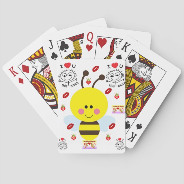 Jeu de cartes de la Saint-Valentin (dos)