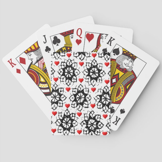 Jeu de cartes de la Saint-Valentin (dos)