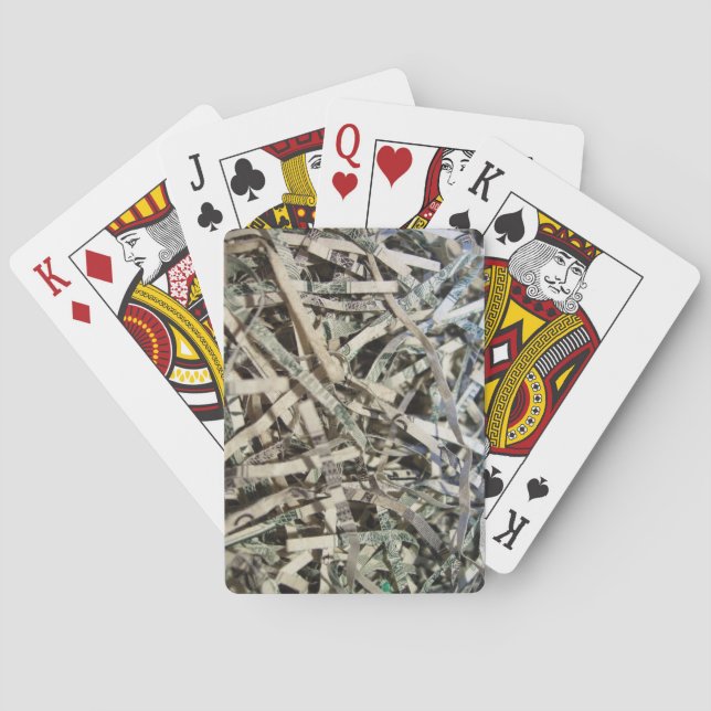 Jeu De Cartes De l'argent rechapé ! (dos)