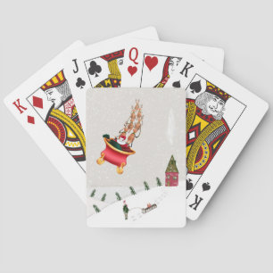 Jeu de cartes de Noël Joyeux Noël Père Noël 