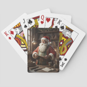 Jeu de cartes de Noël Père Noël