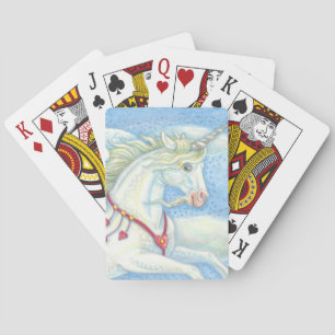Jeu de CARTES DE POKER personnalisé PEGASUS LICORN