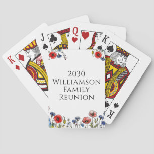 Jeu de cartes de poker personnalisé pour réunion d