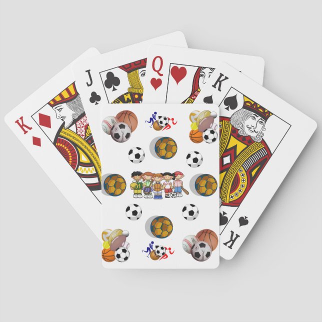 Jeu de Cartes de Sport (dos)