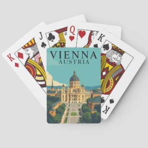 Jeu de cartes de Vienne Autriche Deck Voyage Vinta
