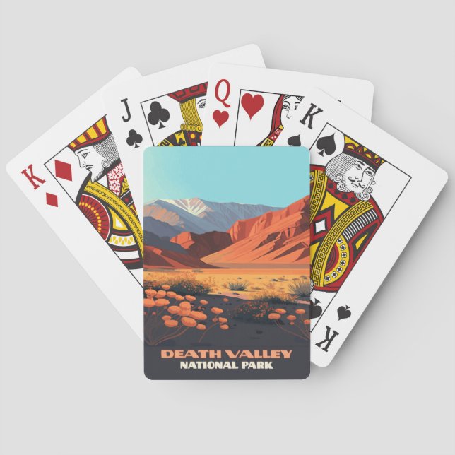 Jeu De Cartes Death Valley National Park California Poppies (dos)