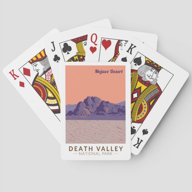 Jeu De Cartes Death Valley National Park Mojave Desert Travel (dos)