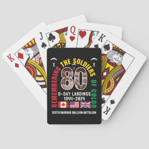 Jeu De Cartes DÉBARQUEMENTS DU JOUR J 80e anniversaire Soldats d