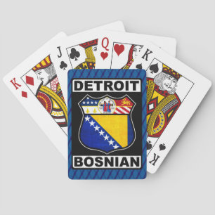 Jeu De Cartes Deck de cartes bosniaques américaines de Detroit