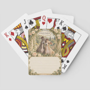 Jeu De Cartes Deck de signature de livre d'or de mariage pour Lé
