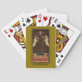 Jeu De Cartes Deck of Cards with Visconti-Sforza Tarot JUDGEMENT