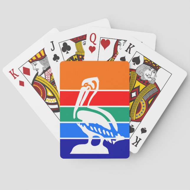Jeu De Cartes Deck Playing Cards with Flag of St. Petersburg (dos)