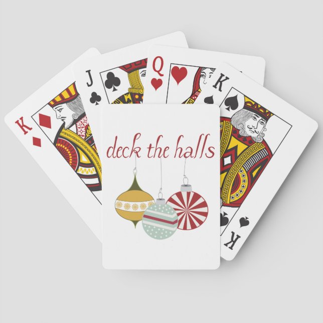 Jeu De Cartes Deck The Halls (dos)
