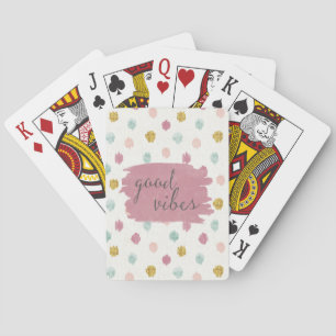 Jeu De Cartes Déco douce IV   GOOD VIBES