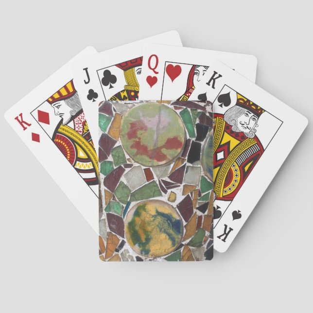 Jeu De Cartes Décor en mosaïque (dos)