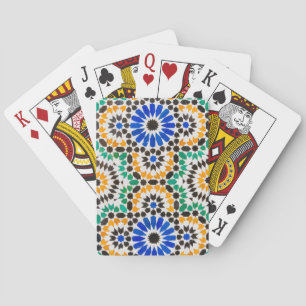 Jeu De Cartes Décoration de carreaux au Palais Bahia