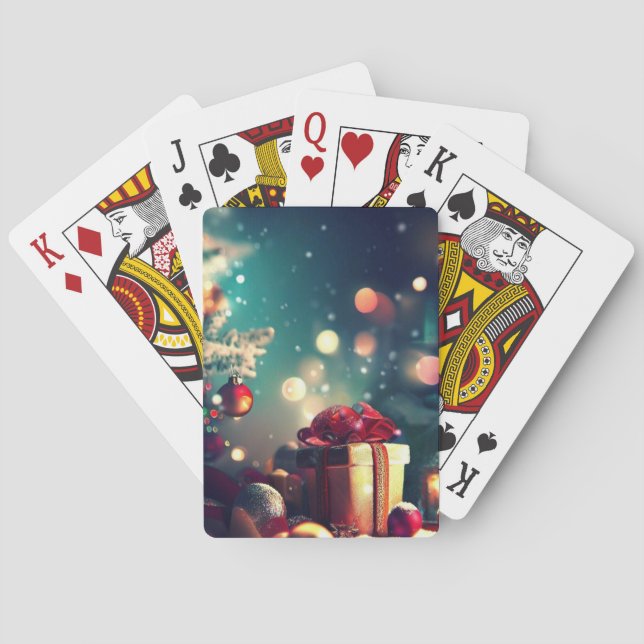Jeu De Cartes Décorations de Noël (6) (dos)