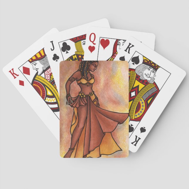 Jeu De Cartes Déesse de danse du ventre (dos)
