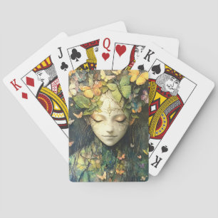 Jeu De Cartes Déesse de la Forêt Enchantée avec Papillons (2)