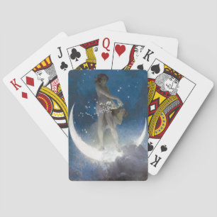 Jeu De Cartes Déesse Luna diffusant les étoiles la nuit