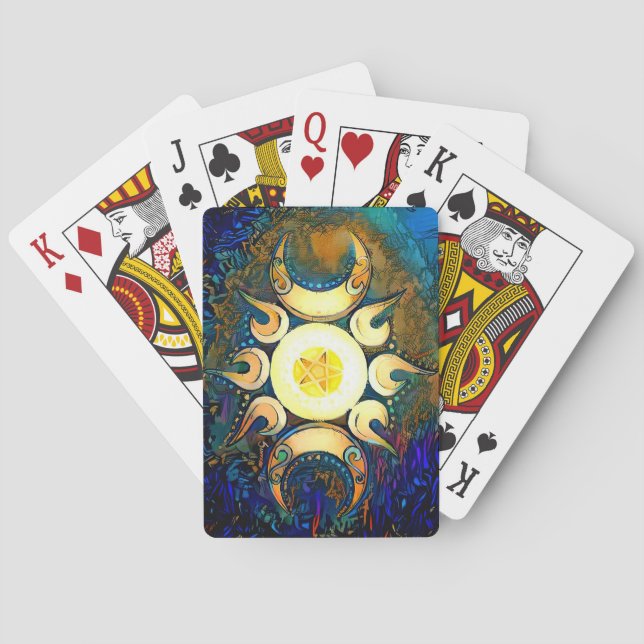 Jeu De Cartes Déesse triple couronnée (dos)