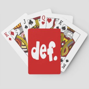 Jeu De Cartes déf.
