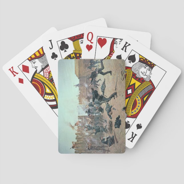 Jeu De Cartes Defending the Fort : Indians attaque Cavalry (dos)