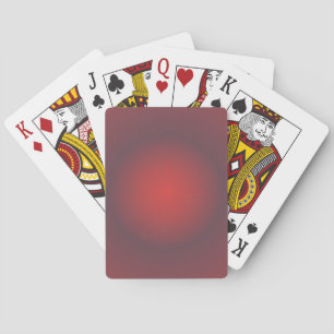 Jeu De Cartes Dégradé Aura de Scorpio Zodiac, Dégradé Aura Rouge