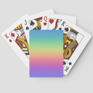 Jeu De Cartes Dégradé profond arc-en-ciel