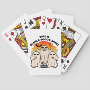 Jeu De Cartes Déguisement Halloween Fantôme Drôle Boo