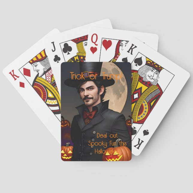 Jeu De Cartes Dehors Démoniste Amusant Halloween Soirée de fête (dos)
