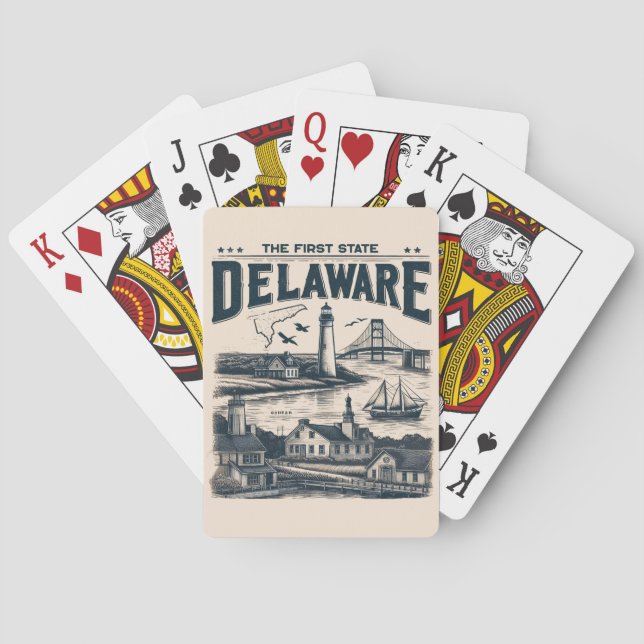 Jeu De Cartes Delaware (dos)