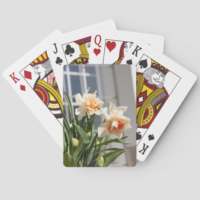 Jeu De Cartes Délicat mignon daffodils printemps (dos)