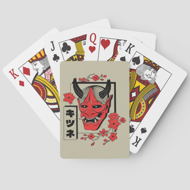 Jeu De Cartes démon japonais (dos)
