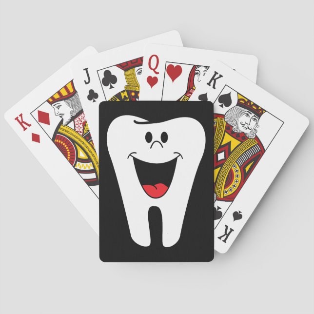 Jeu De Cartes Dent souriante animée (dos)