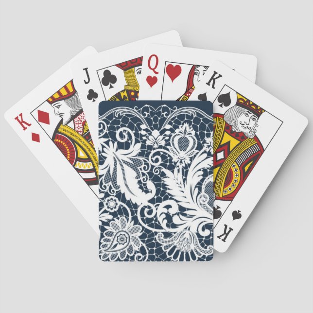Jeu De Cartes Dentelle blanche 2 (dos)